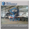 30ft container 3 axle side crane lifted loading container semi trailer